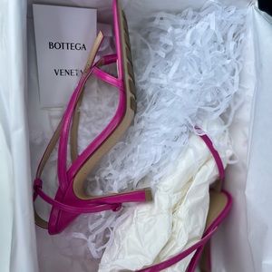 Bottega Veneta Hot Pink Heels Size 36.5